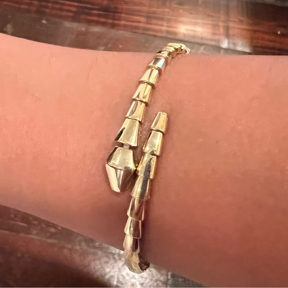 18k snake bracelet